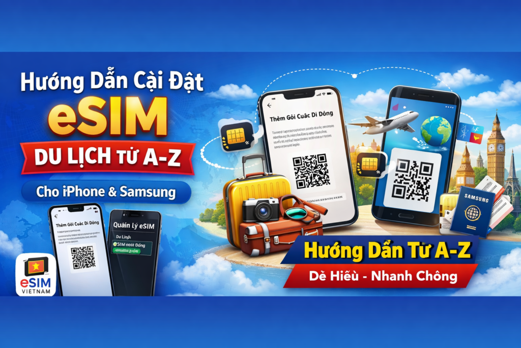 So sánh eSIM và SIM vật lý du lịch: Lựa chọn nào tiết kiệm và tiện lợi hơn?